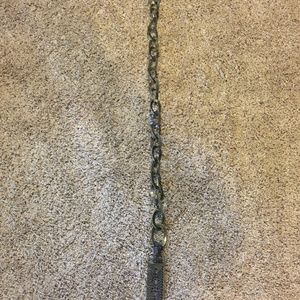 Juliana gunmetal belt, size medium